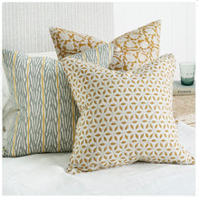 Load image into Gallery viewer, Walter G. Marbella Saffron pillow - 55 x 55