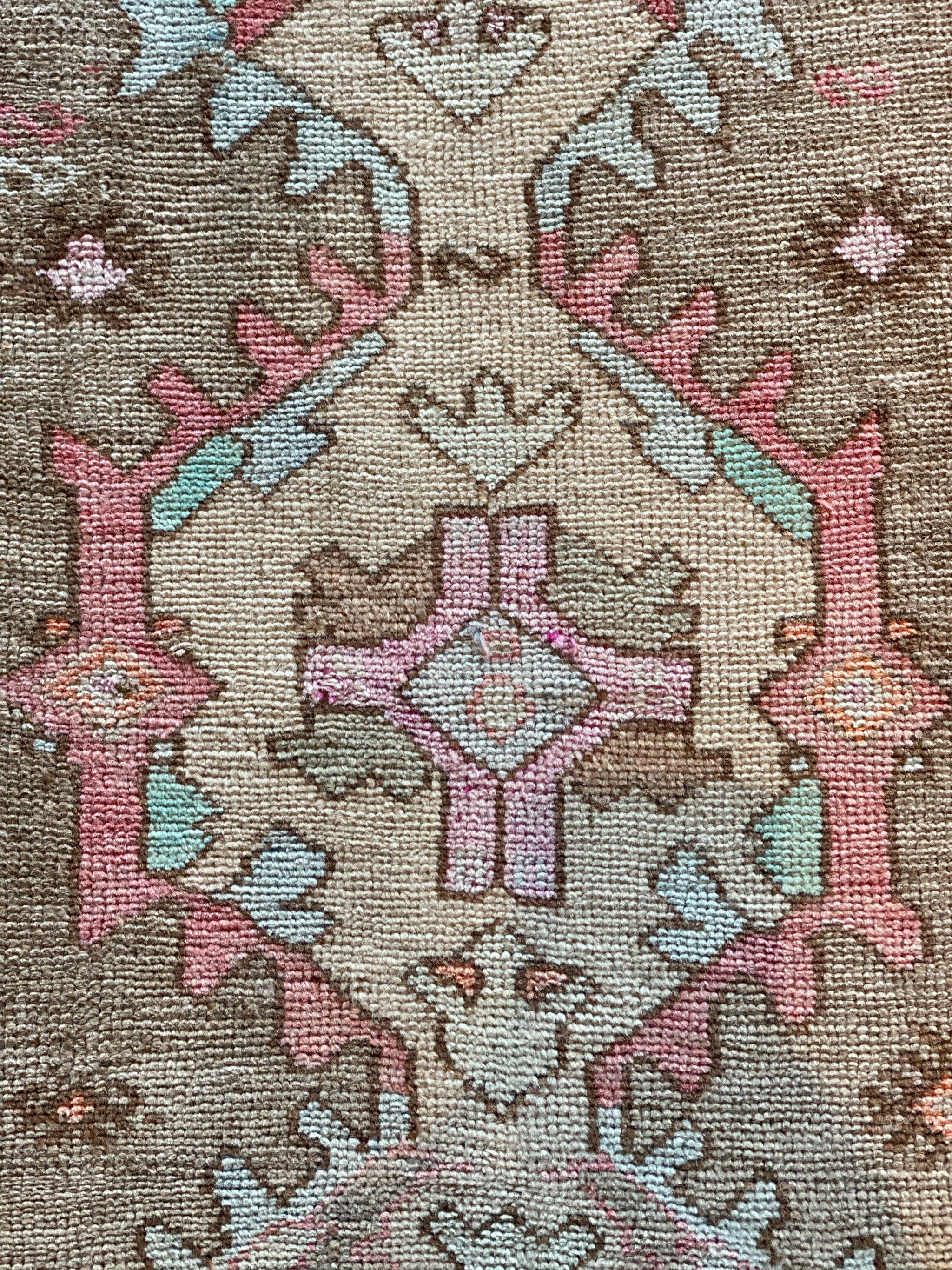 Burcu - 2'6” x 6'8” Turkish Vintage Runner – Agape Rug and Home